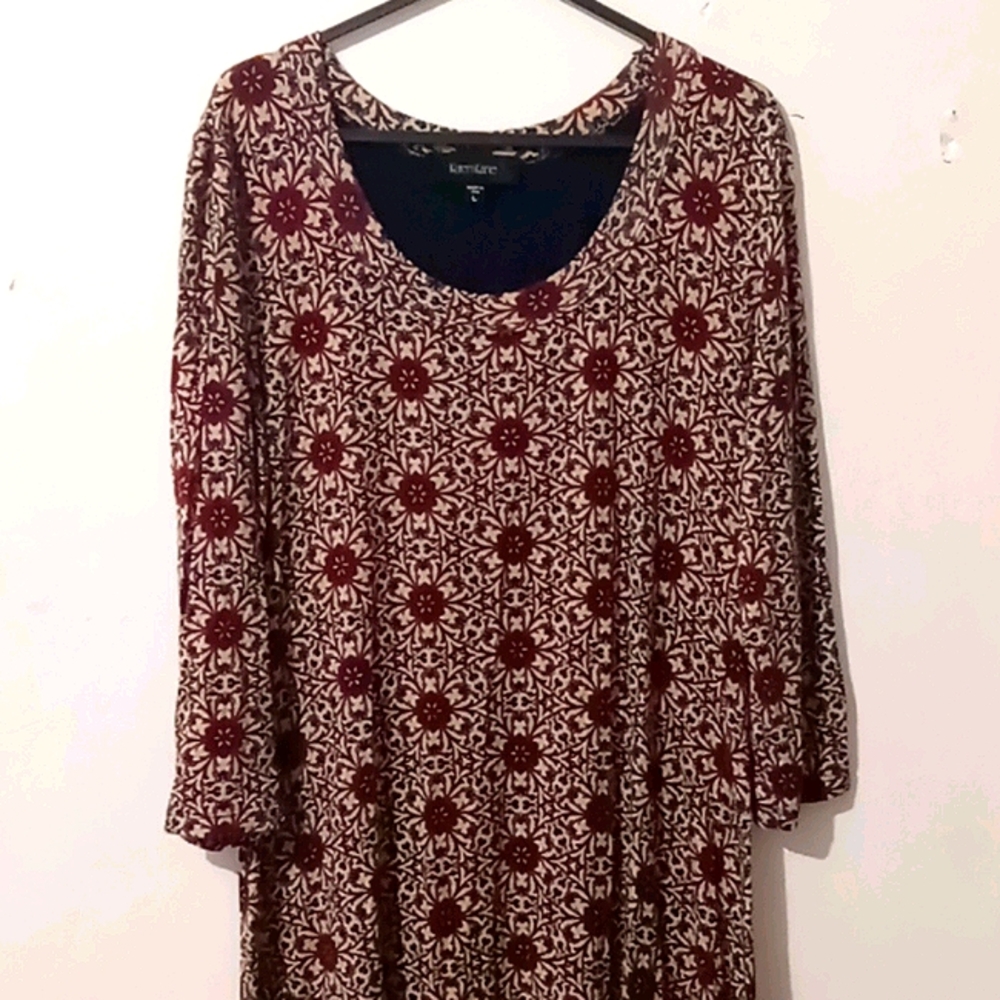 Karen Kane floral dress large - Picture 5 of 11